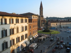 Piazza del'Unita Italiana - view from hotel